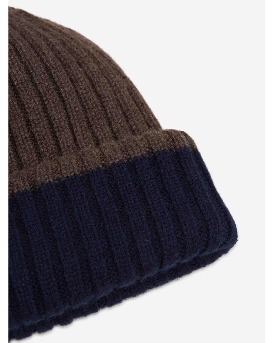 Fedeli Brown Double Bicolor Hat for men