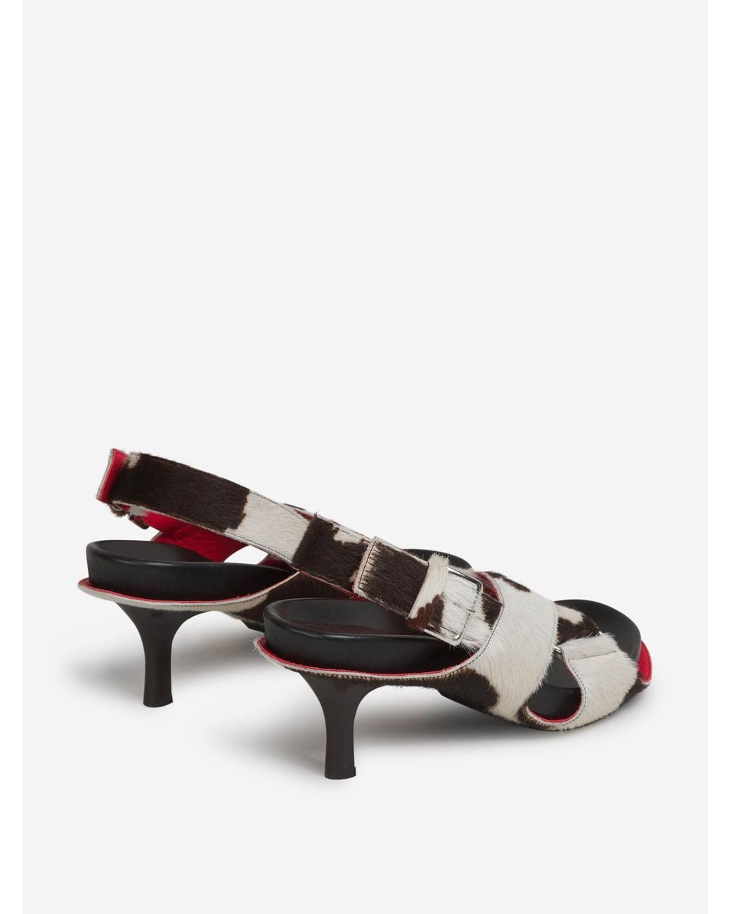 Marni White Fussbett Heeled Sandals
