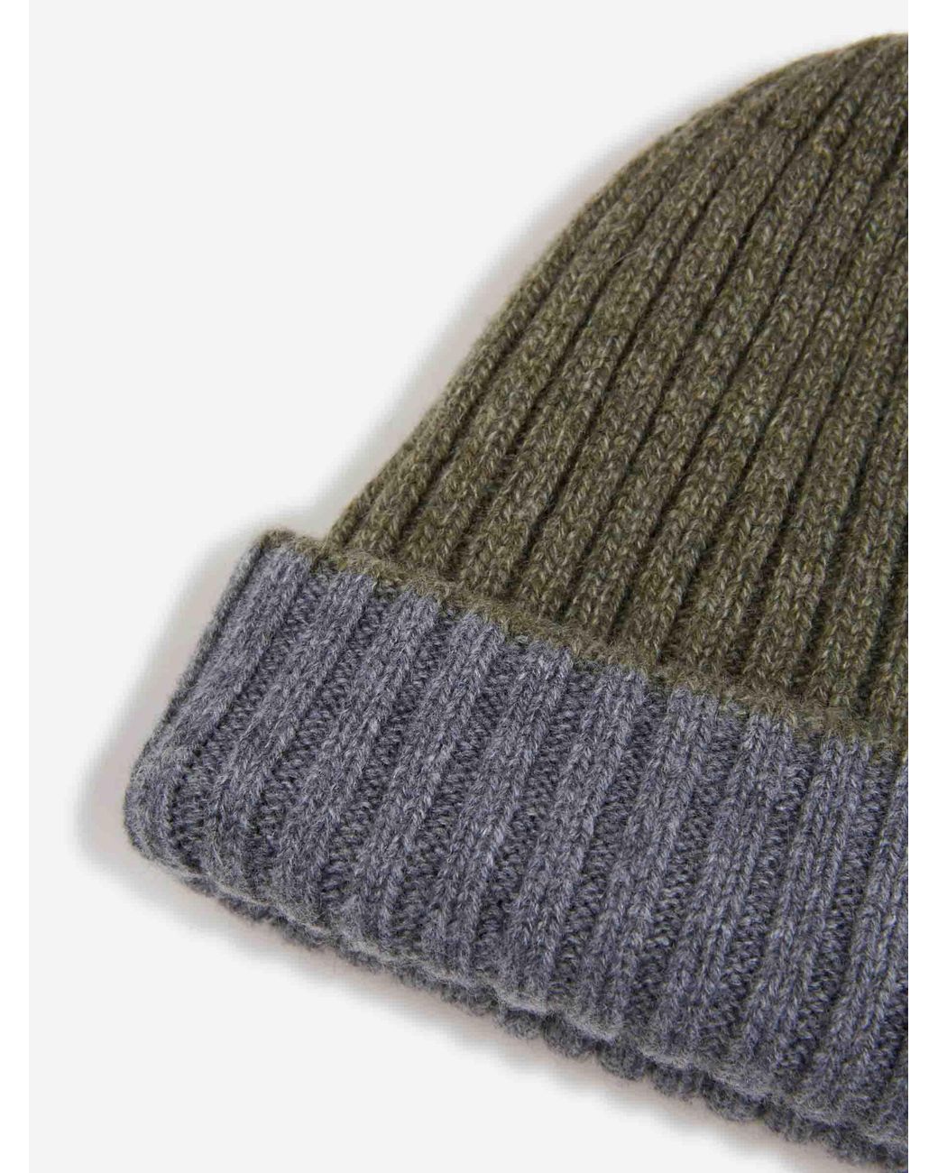 Fedeli Green Double Cashmere Hat for men