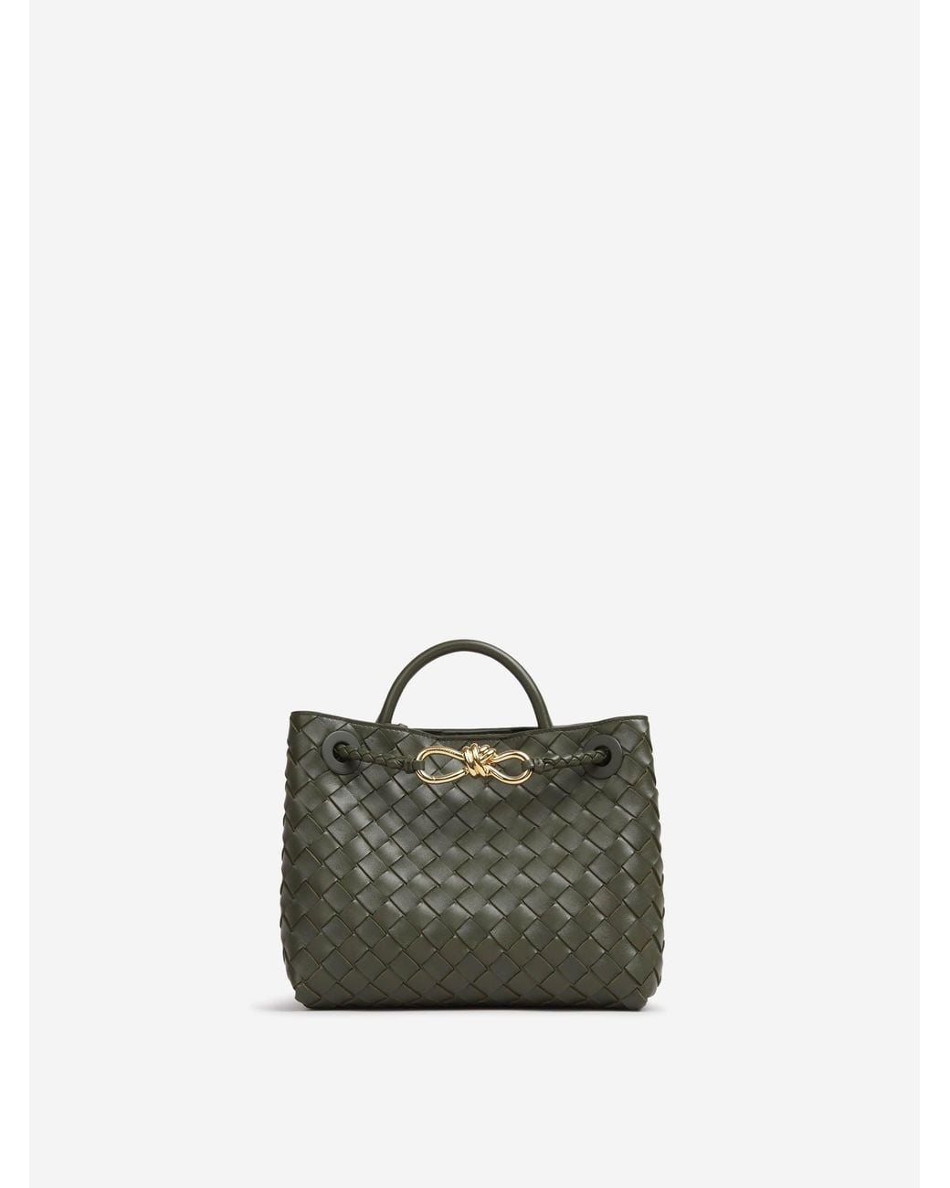Bottega Veneta Green Small Andiamo Bag