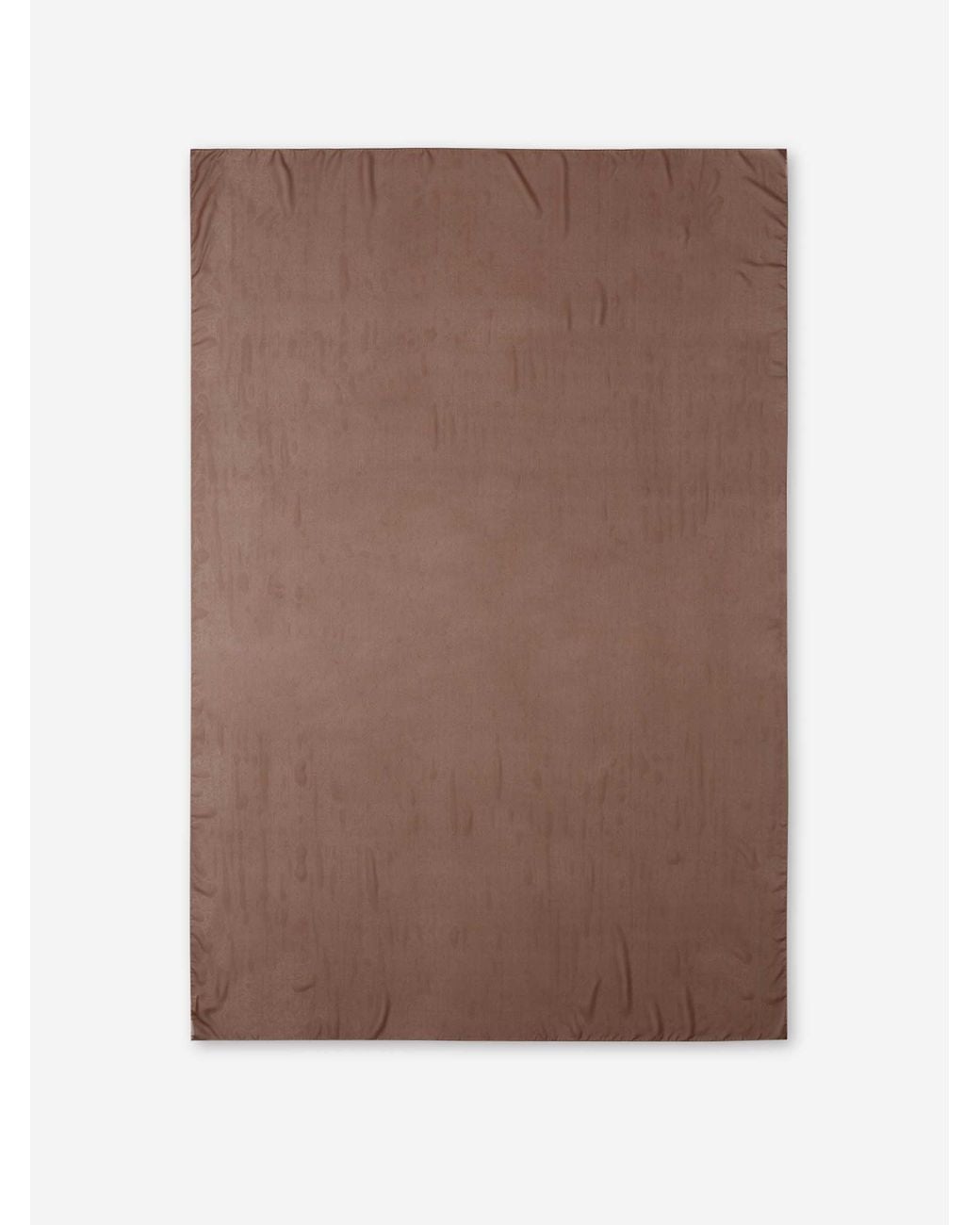 Santa Eulalia Brown Plain Silk Scarf