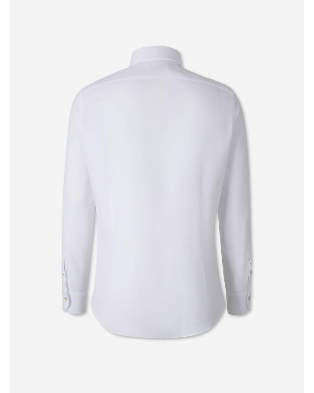 Santa Eulalia White Plain Shirt for men