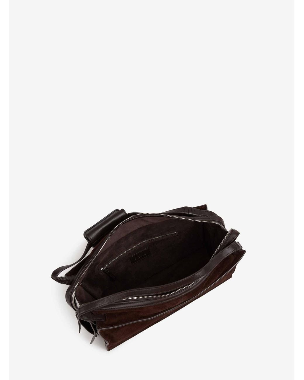 Staud Brown Harold Suede Bag