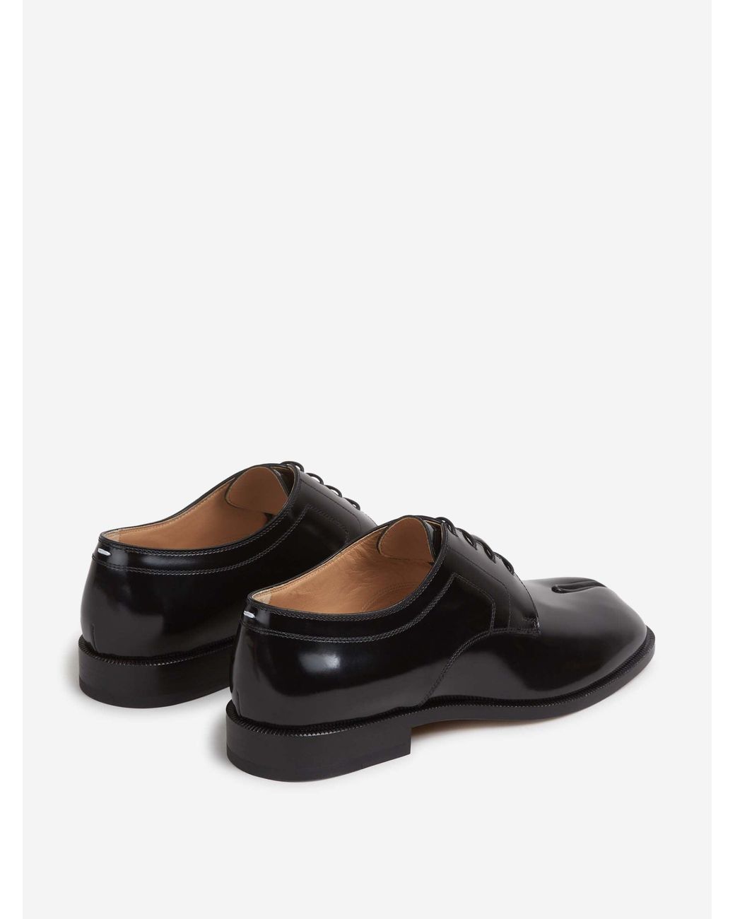 Maison Margiela Black Tabi Lace-up Shoes for men