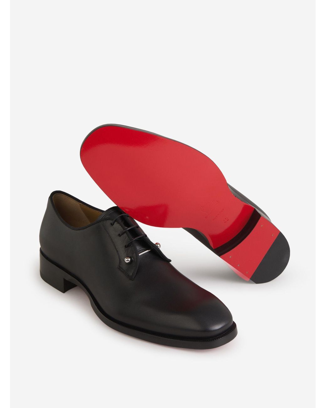 Christian Louboutin Chambeliss Leather Shoes in Black for Men