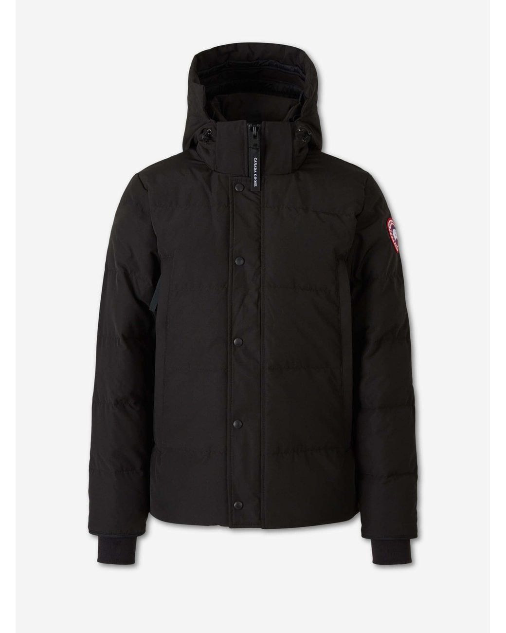Canada Goose Black Wyndham Short Down Jacket for men
