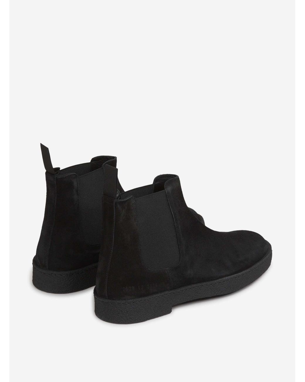 Common Projects Black Chelsea Boots for men