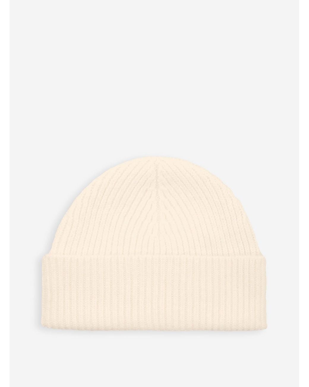 AMI Natural Wool Logo Hat for men