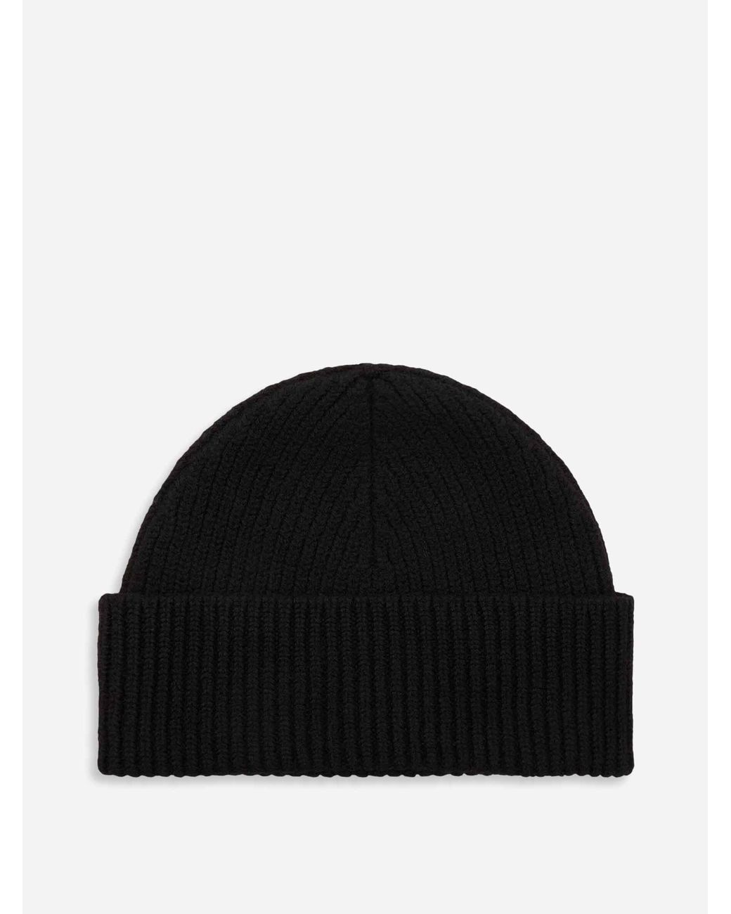Cappello Di Lana Con Logo di AMI in Black da Uomo
