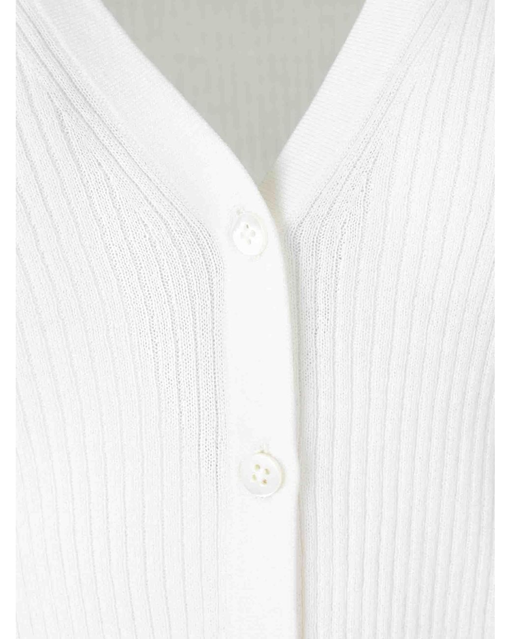 Dorothee Schumacher White Refined Essentials Cardigan