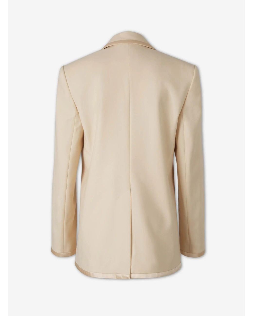 Zimmermann Natural Straight Blazer With Shield