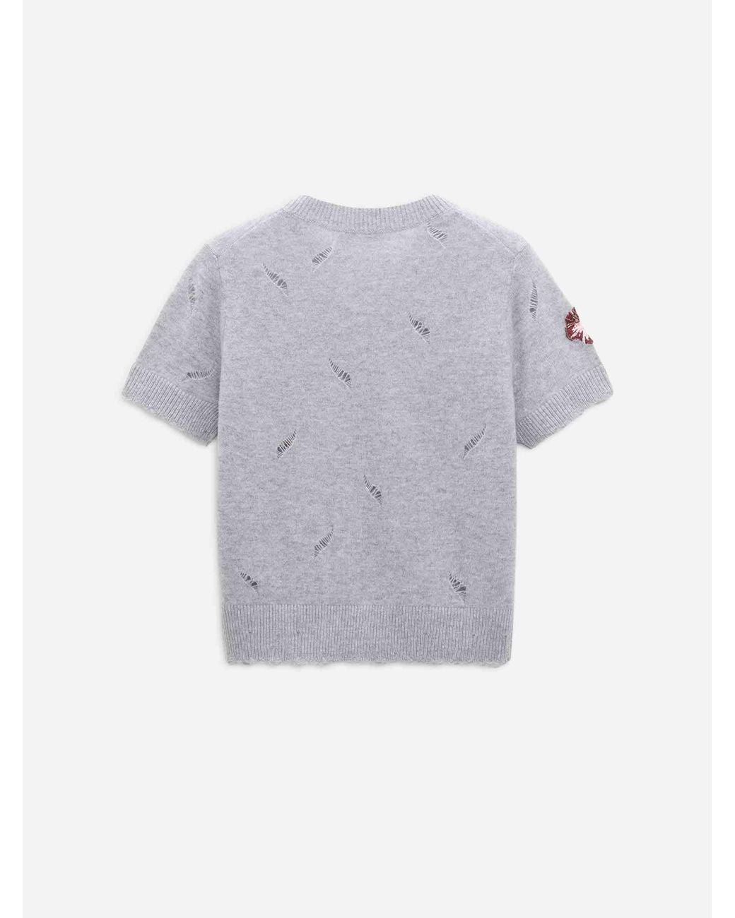 Dorothee Schumacher Gray Jersey Blooming Statements