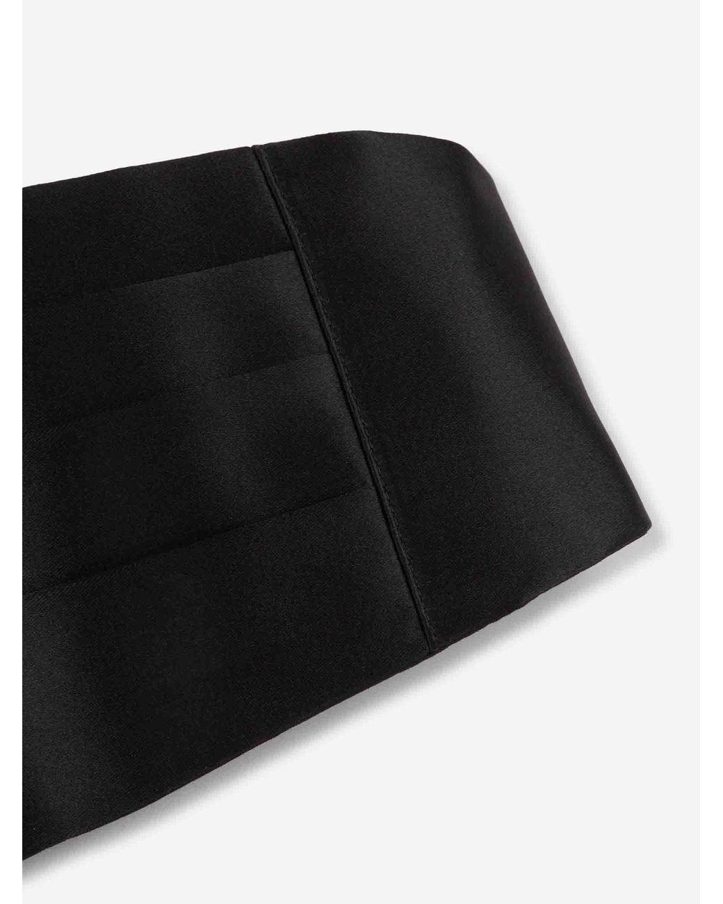 Santa Eulalia White Silk Cummerbund for men