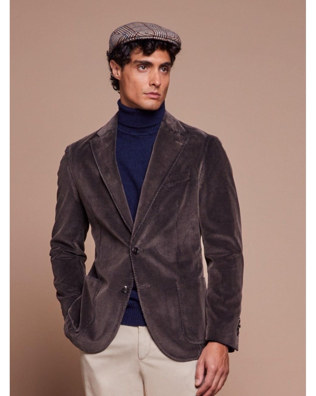 Santa Eulalia Blue Turtleneck Sweater for men