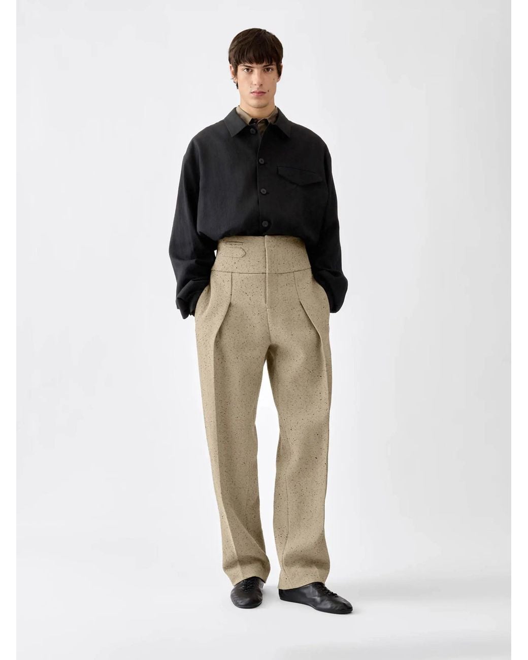 Jacquemus Natural Straight Tuxedo Pants for men
