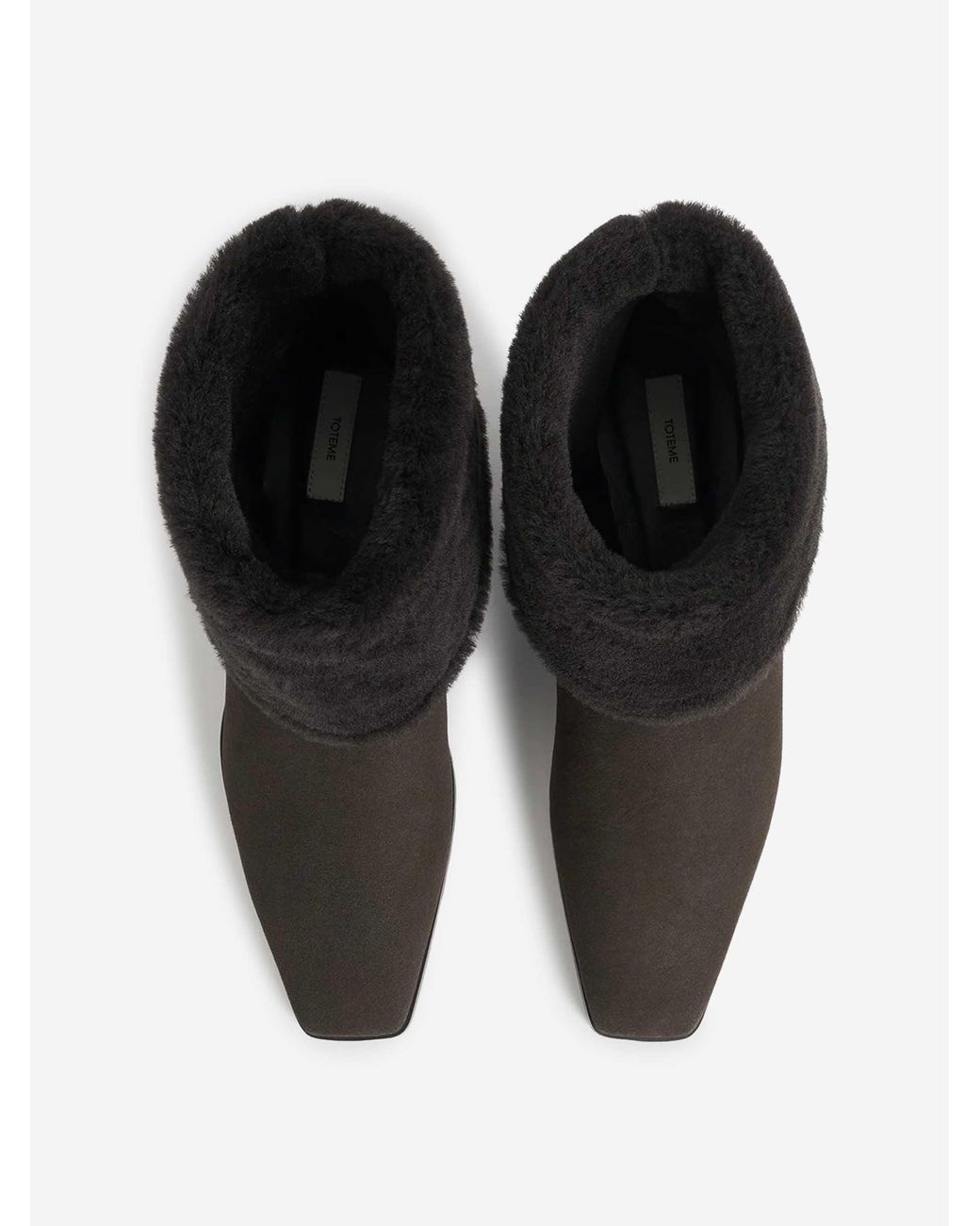 Totême  Black Foldable Leather Boots