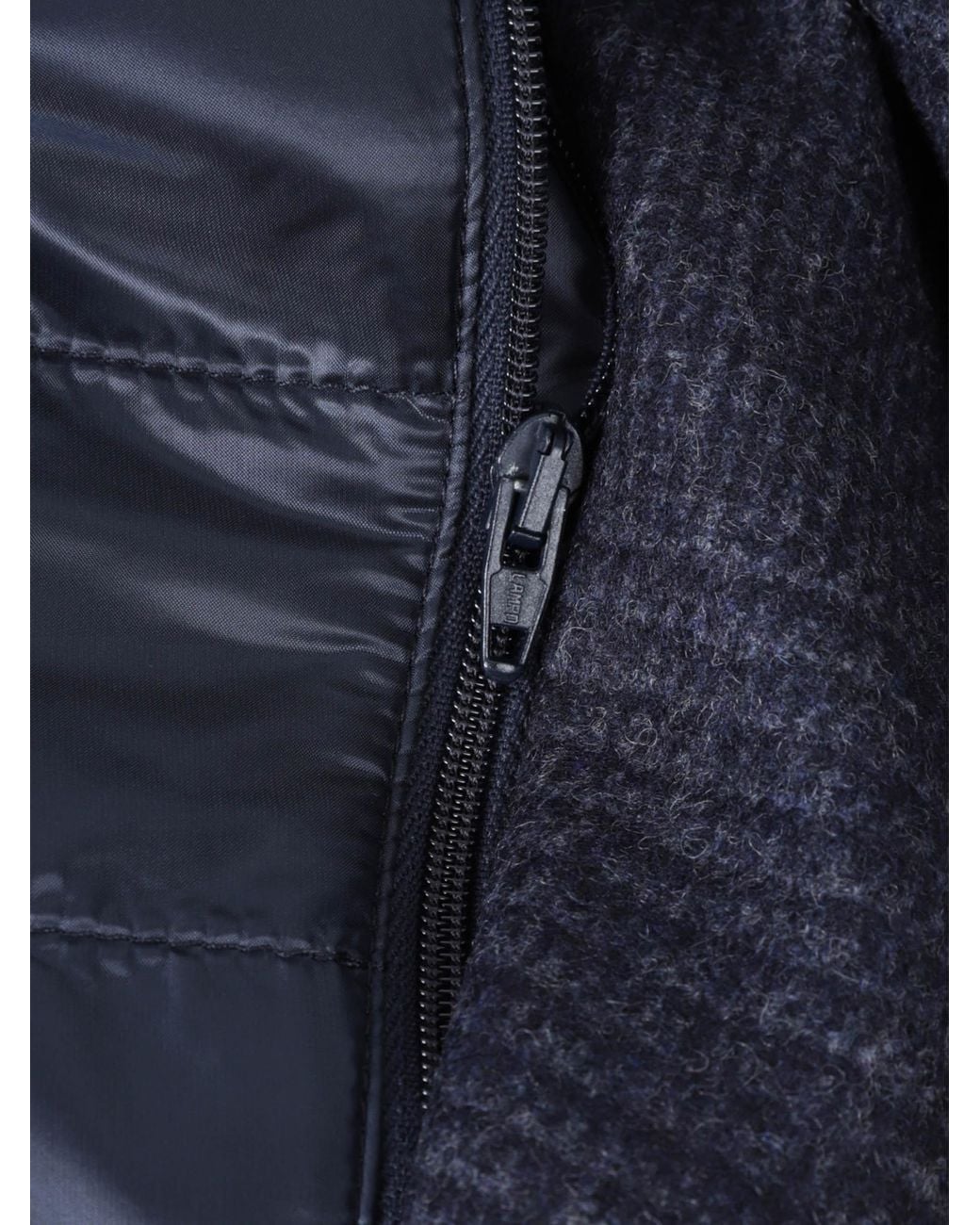 Herno Blue Long Padded Coat for men