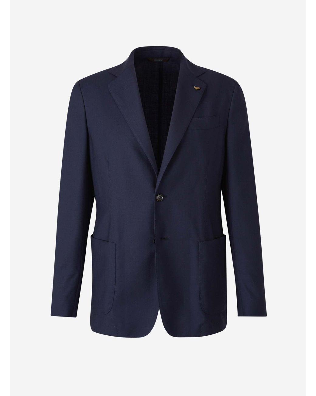 Colombo Blue Ultralight Cashmere Blazer for men