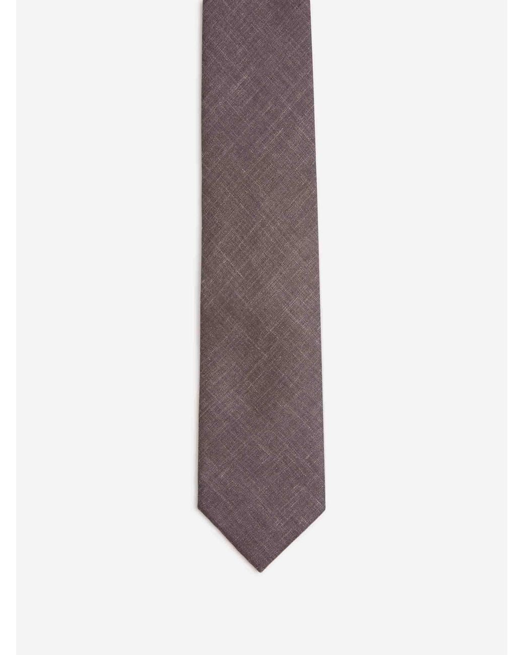 Brioni Brown Zefiro Tie for men
