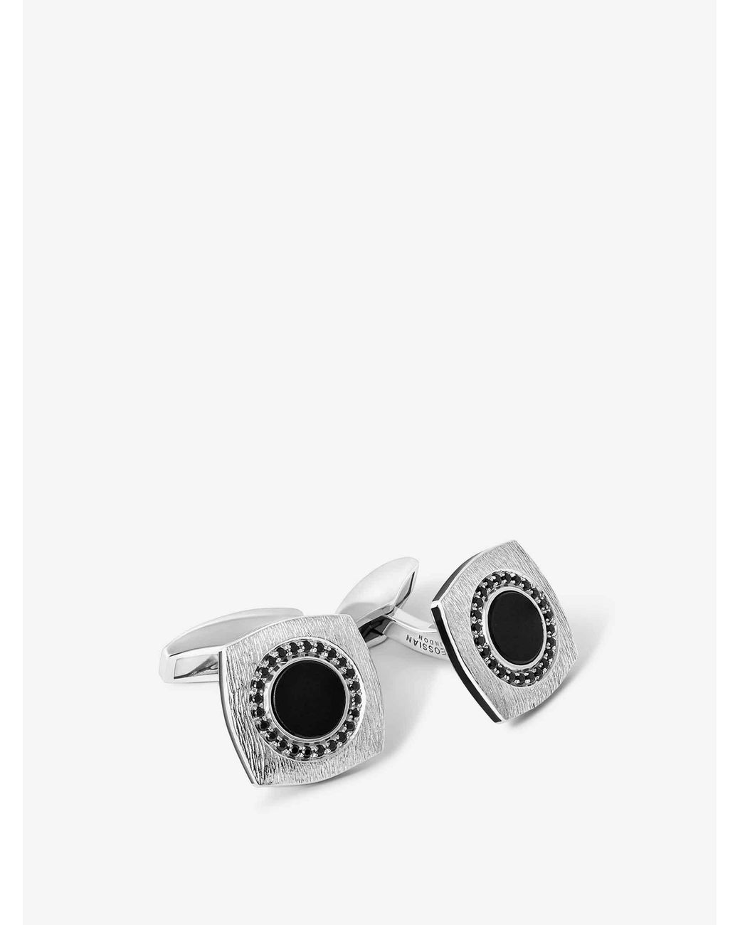 Tateossian White Square Onyx Cufflinks for men