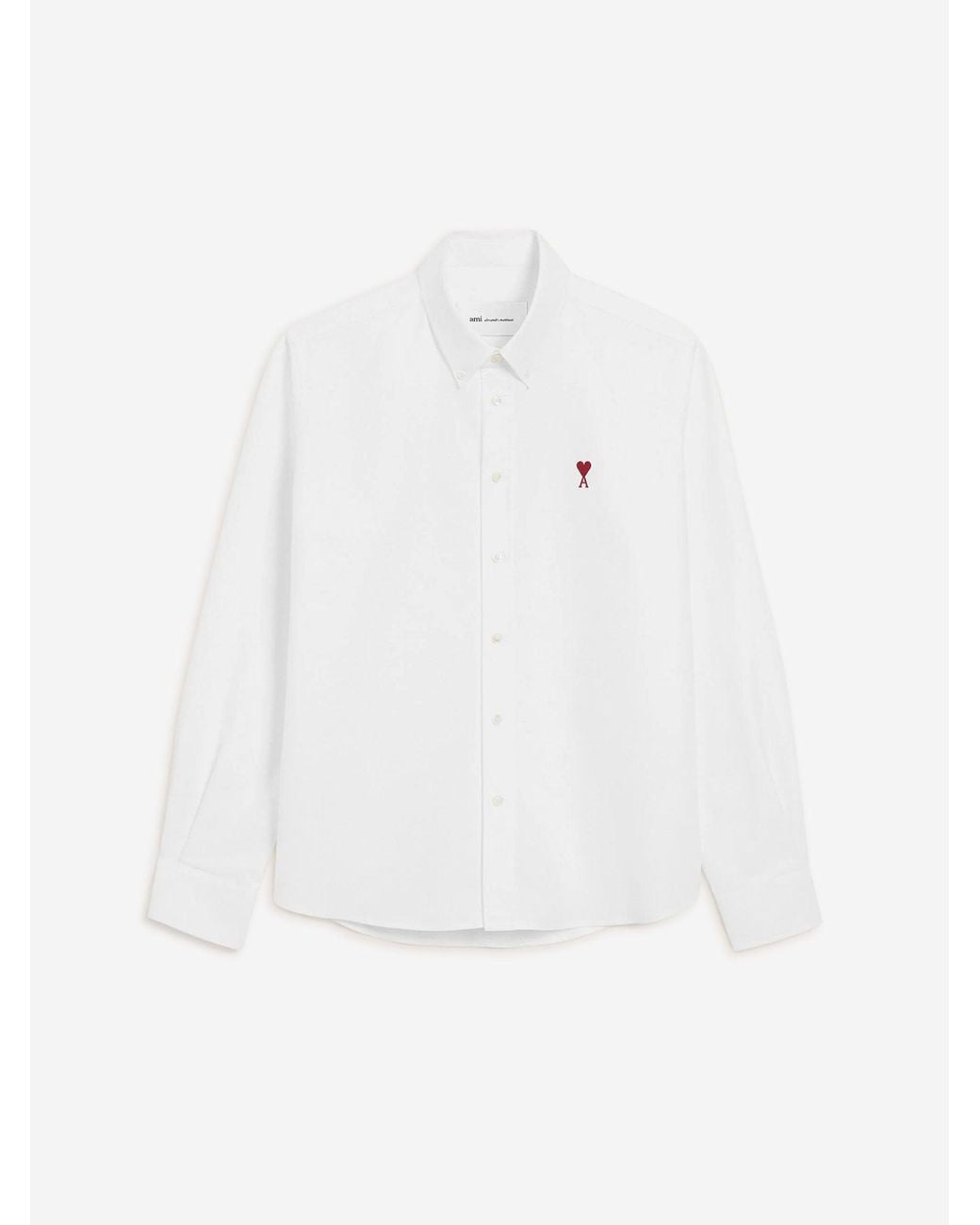AMI White Logo Shirt