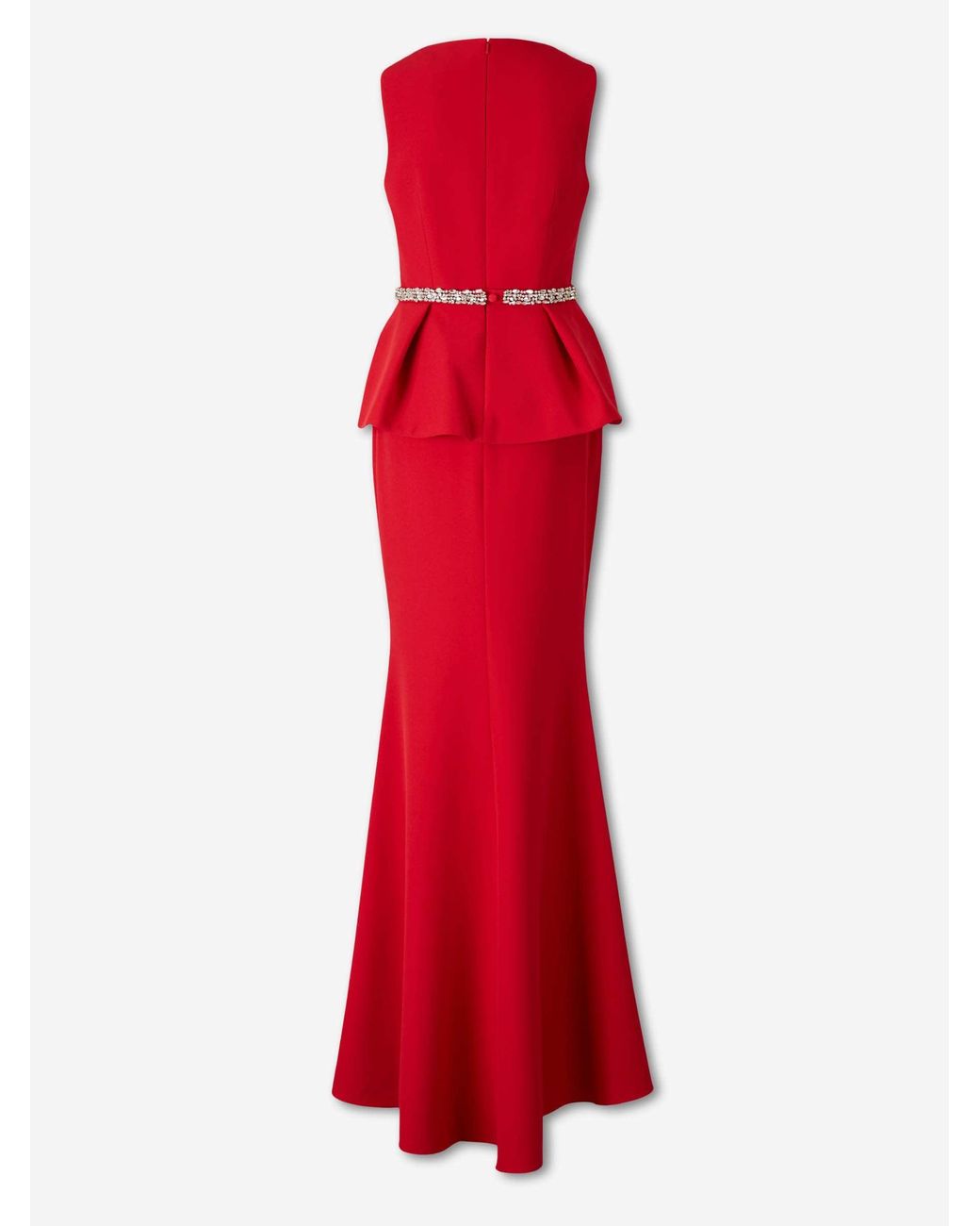 Safiyaa Red Carter Maxi Dress