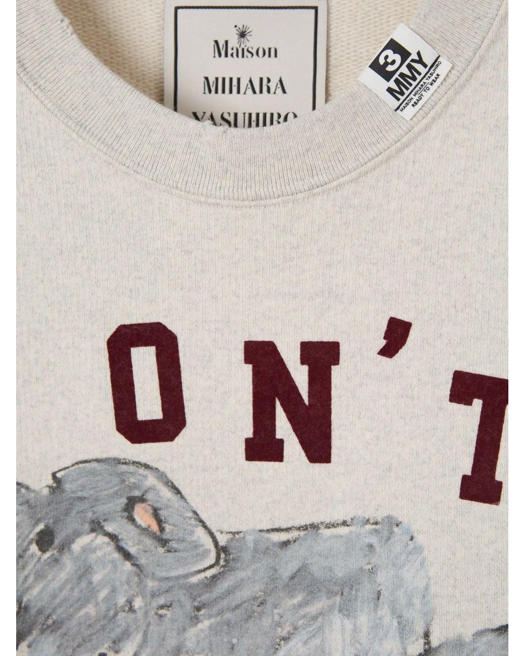 Maison Mihara Yasuhiro White Kids Doodle Sweatshirt for men