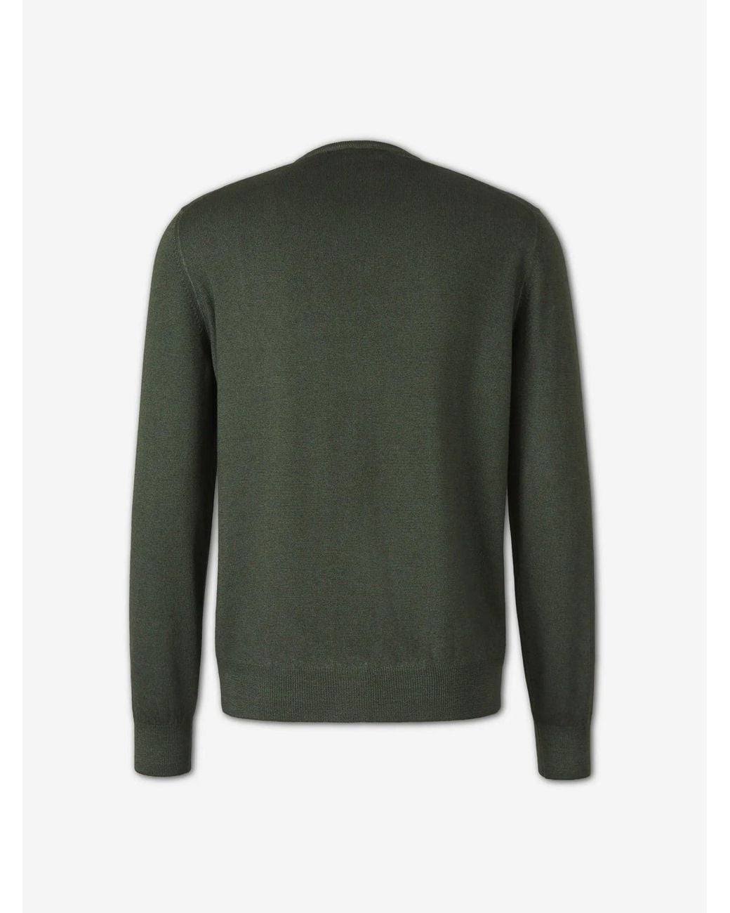 Santa Eulalia Green Sweater V-Neck for men