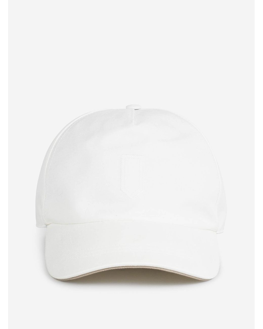 Canali White Baseball Style Cap for men