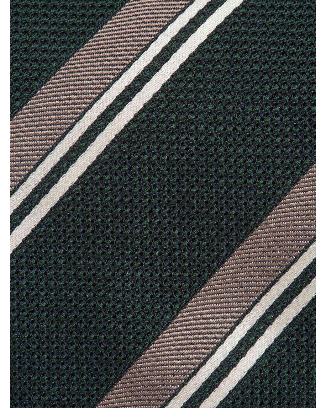 Bigi por Santa Eulalia Black Striped Silk Tie for men