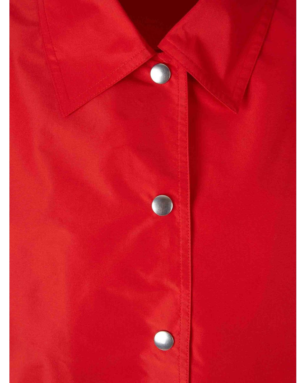Jil Sander Red Casual Technical Jacket