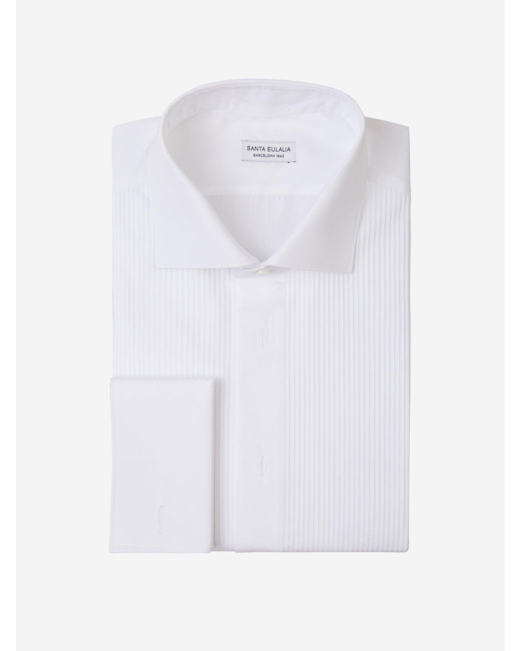 Santa Eulalia White Tuxedo Shirt for men