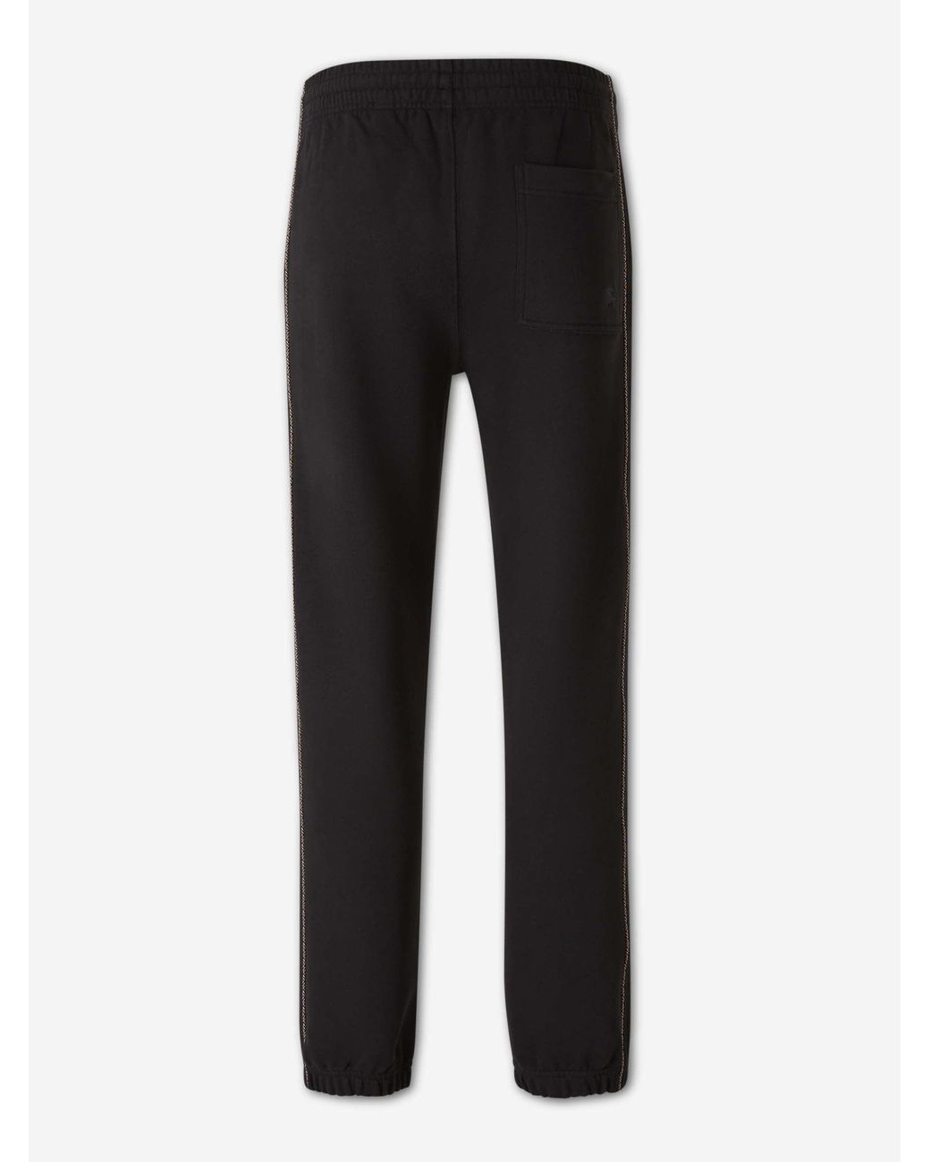 Burberry Black Cotton Joggers for men