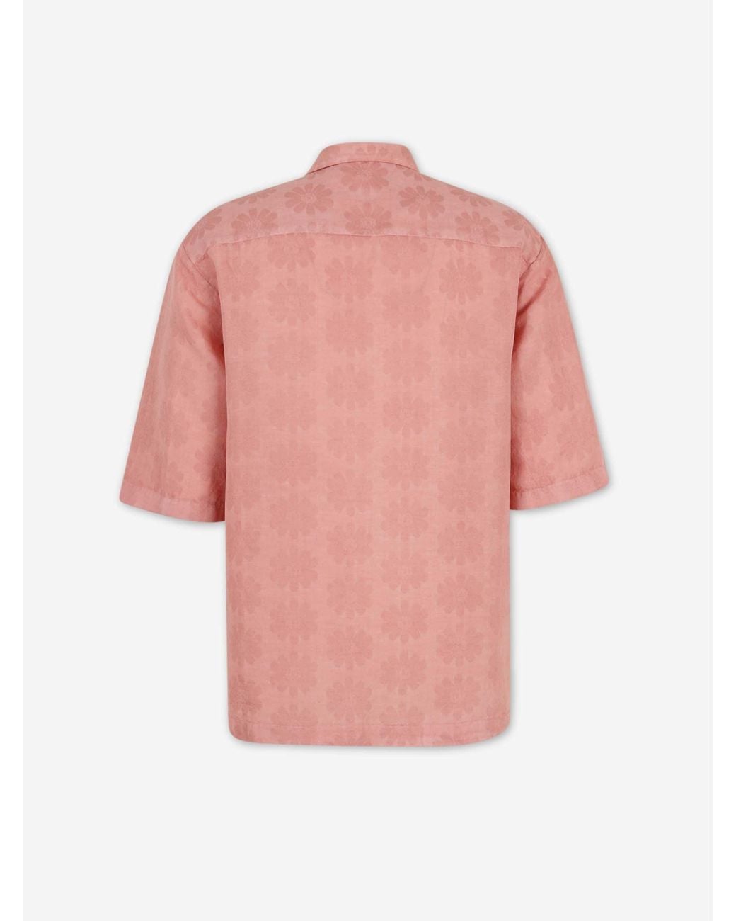 Vincenzo Di Ruggiero Pink Linen Casual Shirt for men