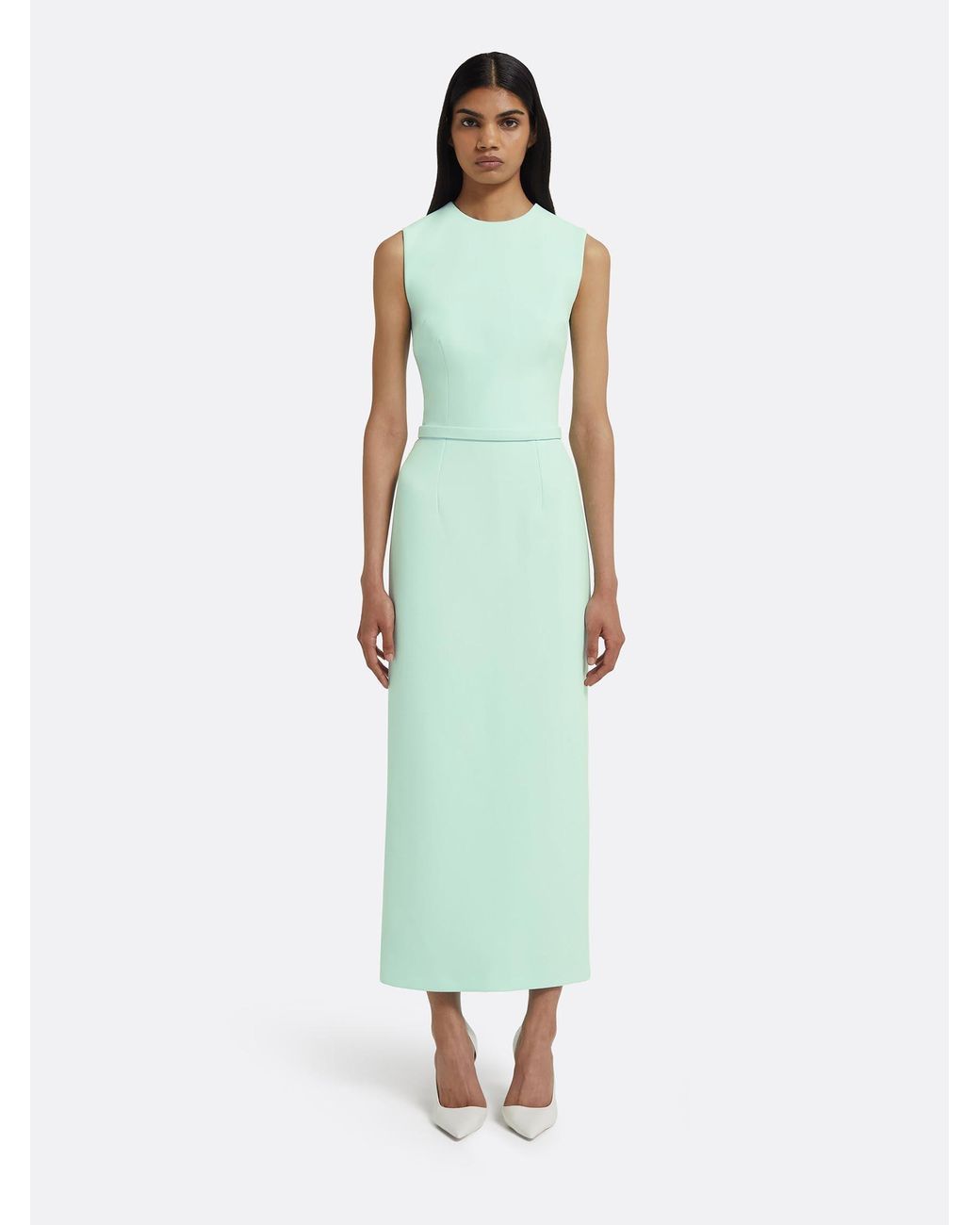 Safiyaa Green Jody Midi Dress