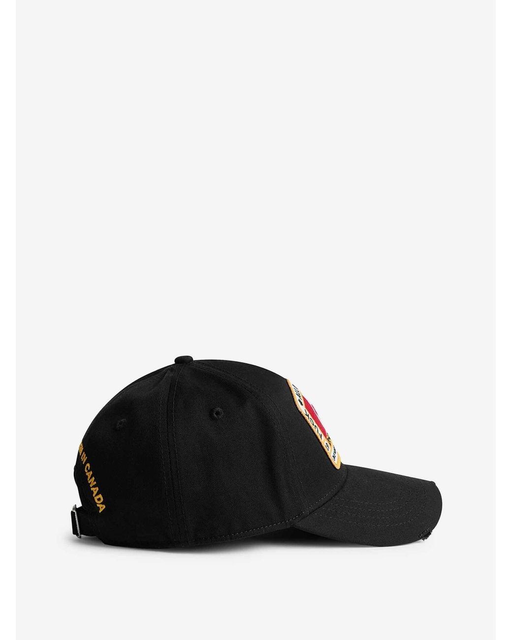 DSquared² D2 Patch Baseball Cap in Black für Herren