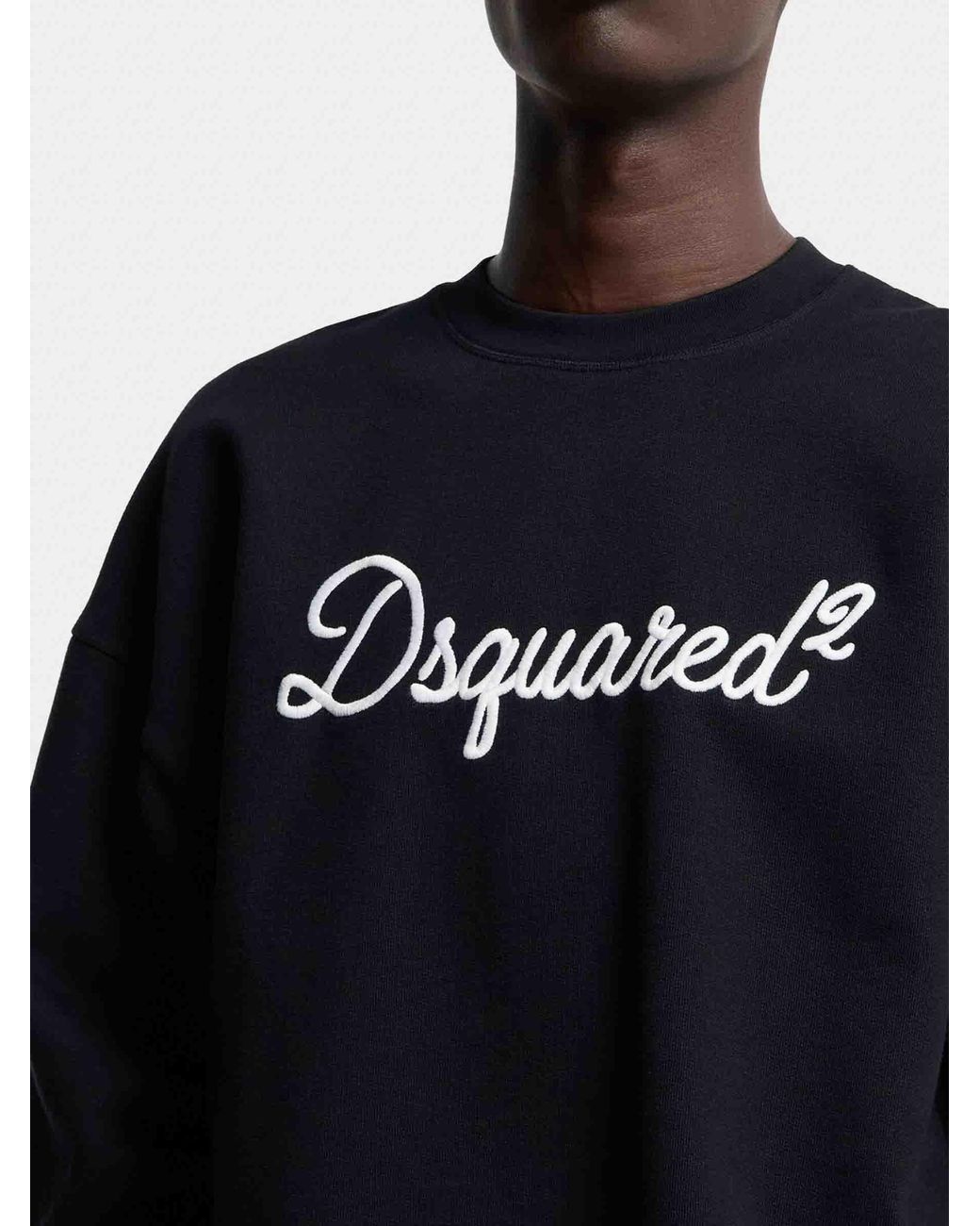 DSquared² Black D2 Signature Sweatshirt for men