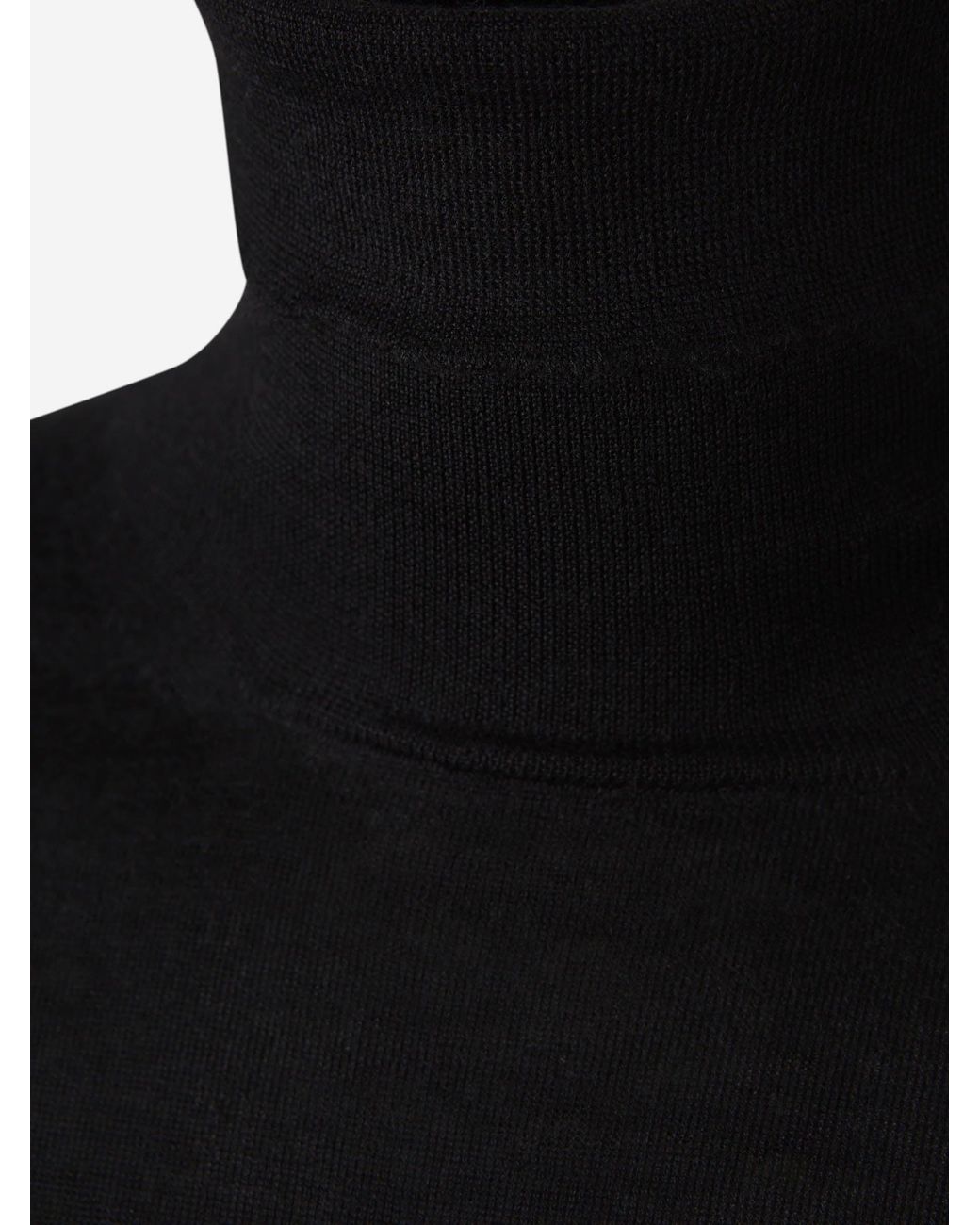 Santa Eulalia Black High Neck Sweater for men