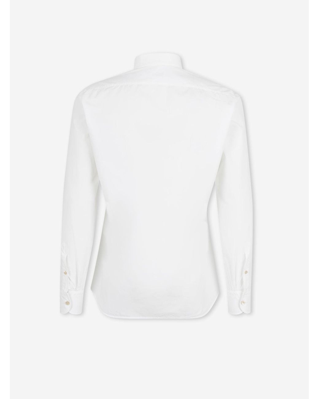 Santa Eulalia White Plain Shirt for men