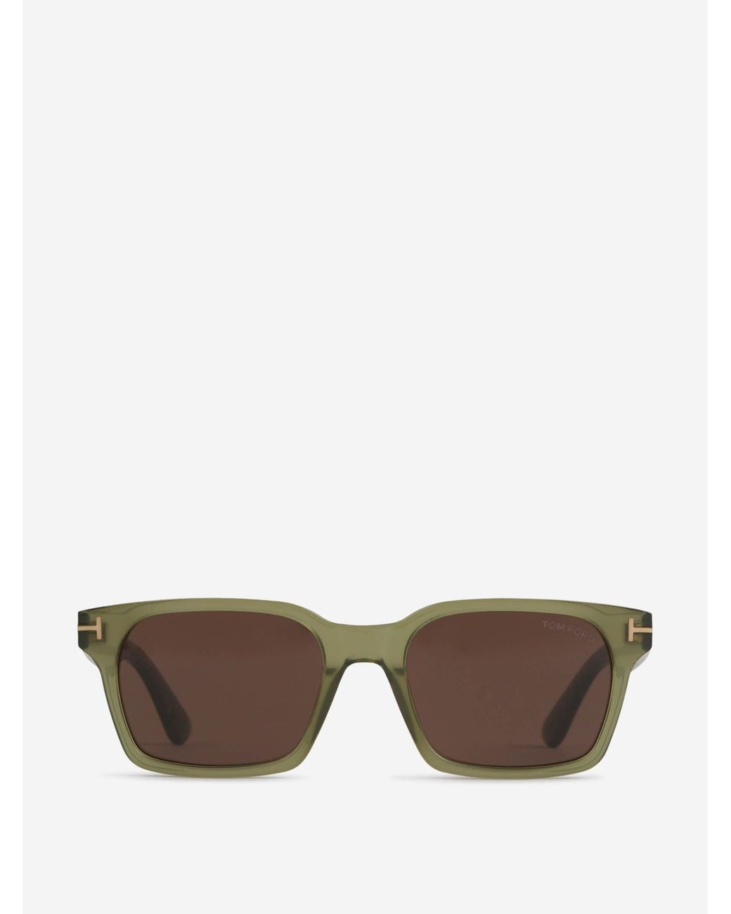 Tom Ford Gray Rectangular Sunglasses for men