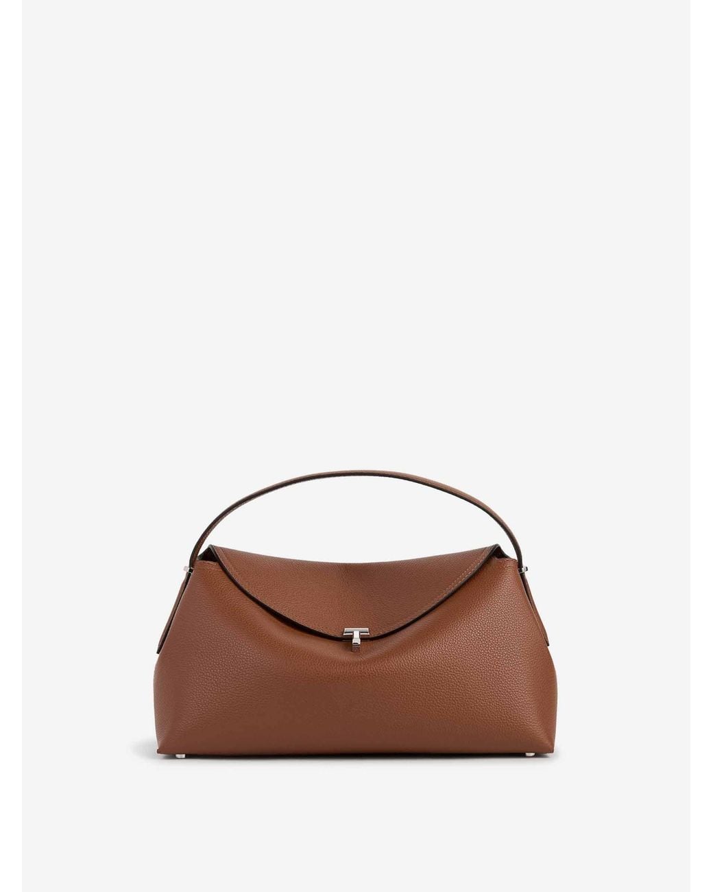 Totême Brown T-Lock Bag