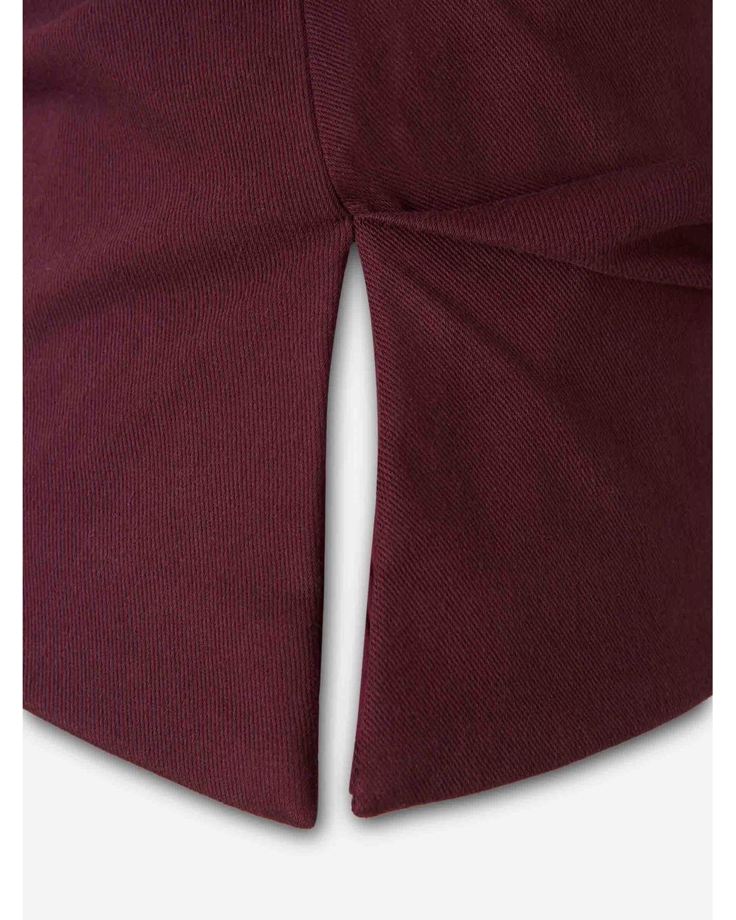 Jonathan Simkhai Red Ruched Top