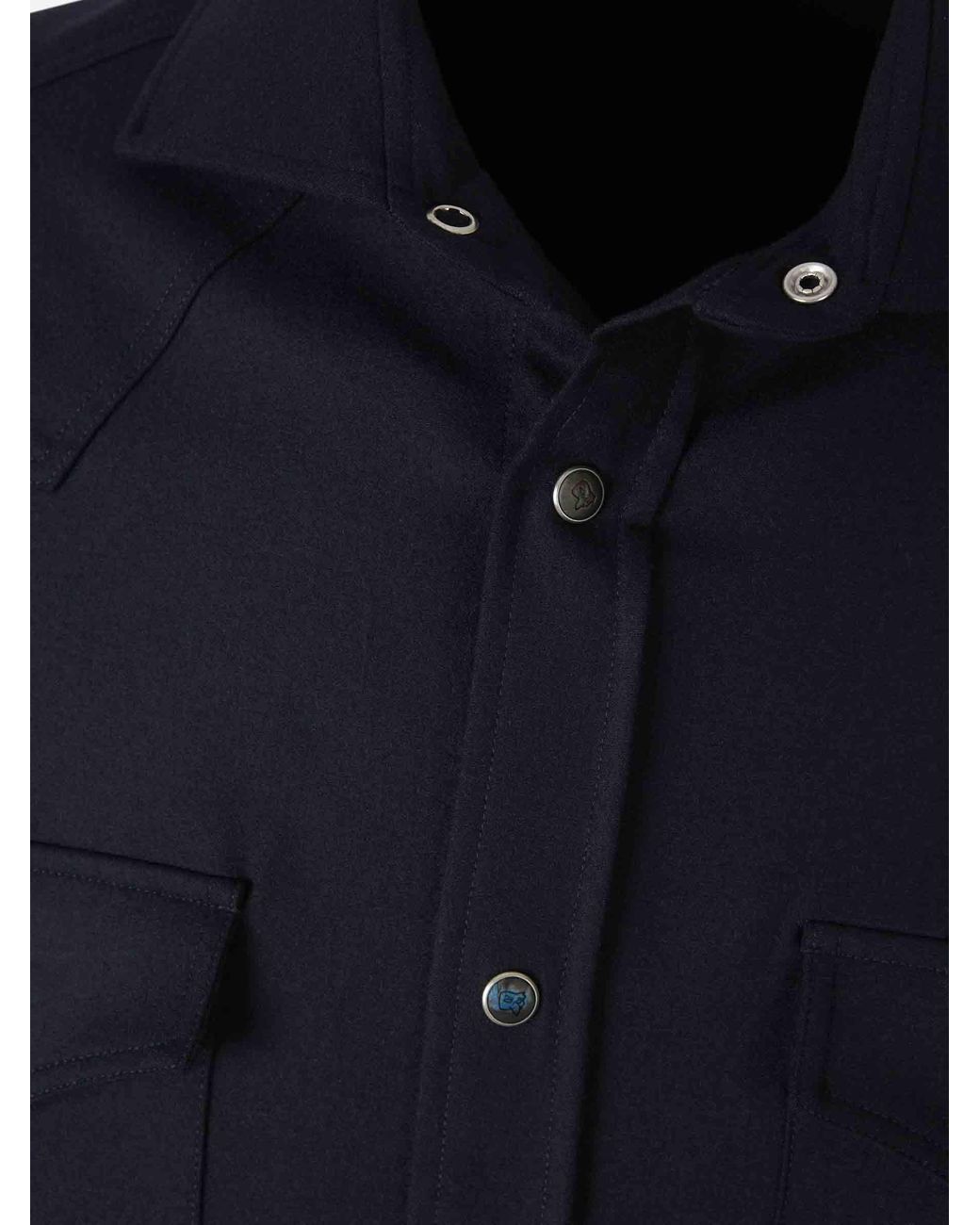 Marco Pescarolo Blue Ribot Shirt for men