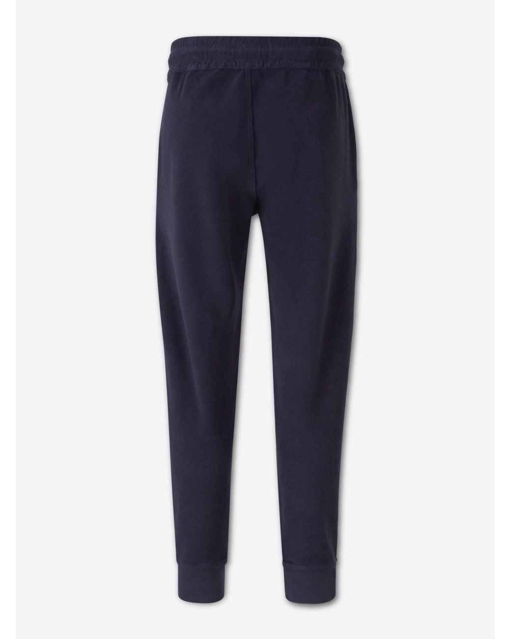 C P Company Blue Cotton Joggers for men