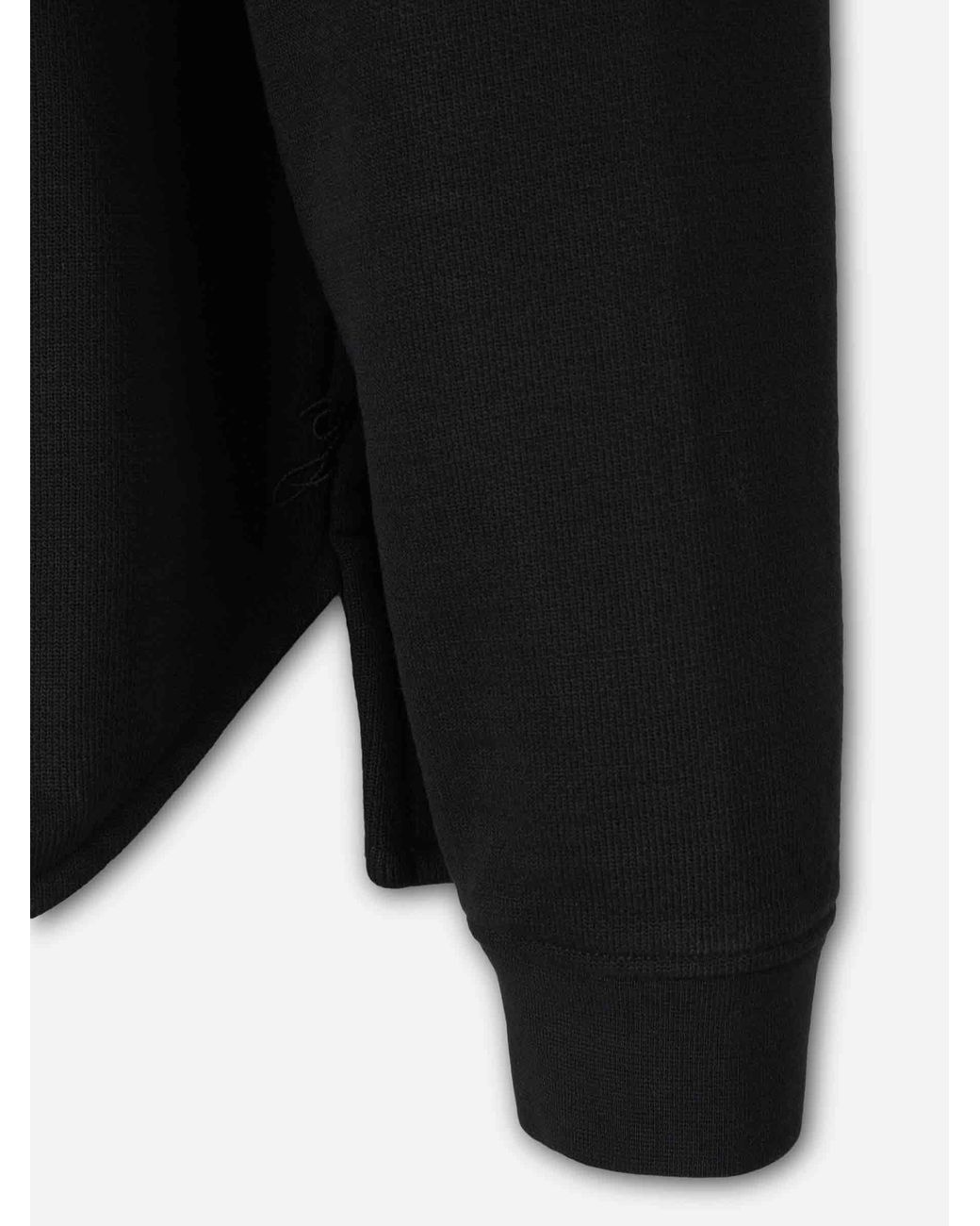 Jacquemus Black Rond Carré Zip-Up Sweatshirt for men