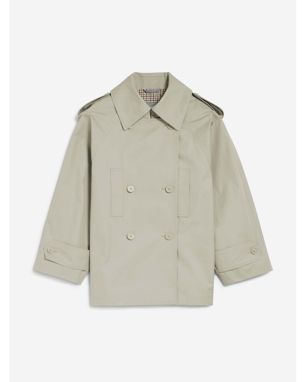 Balenciaga Multicolor Cotton Crossover Trench Coat