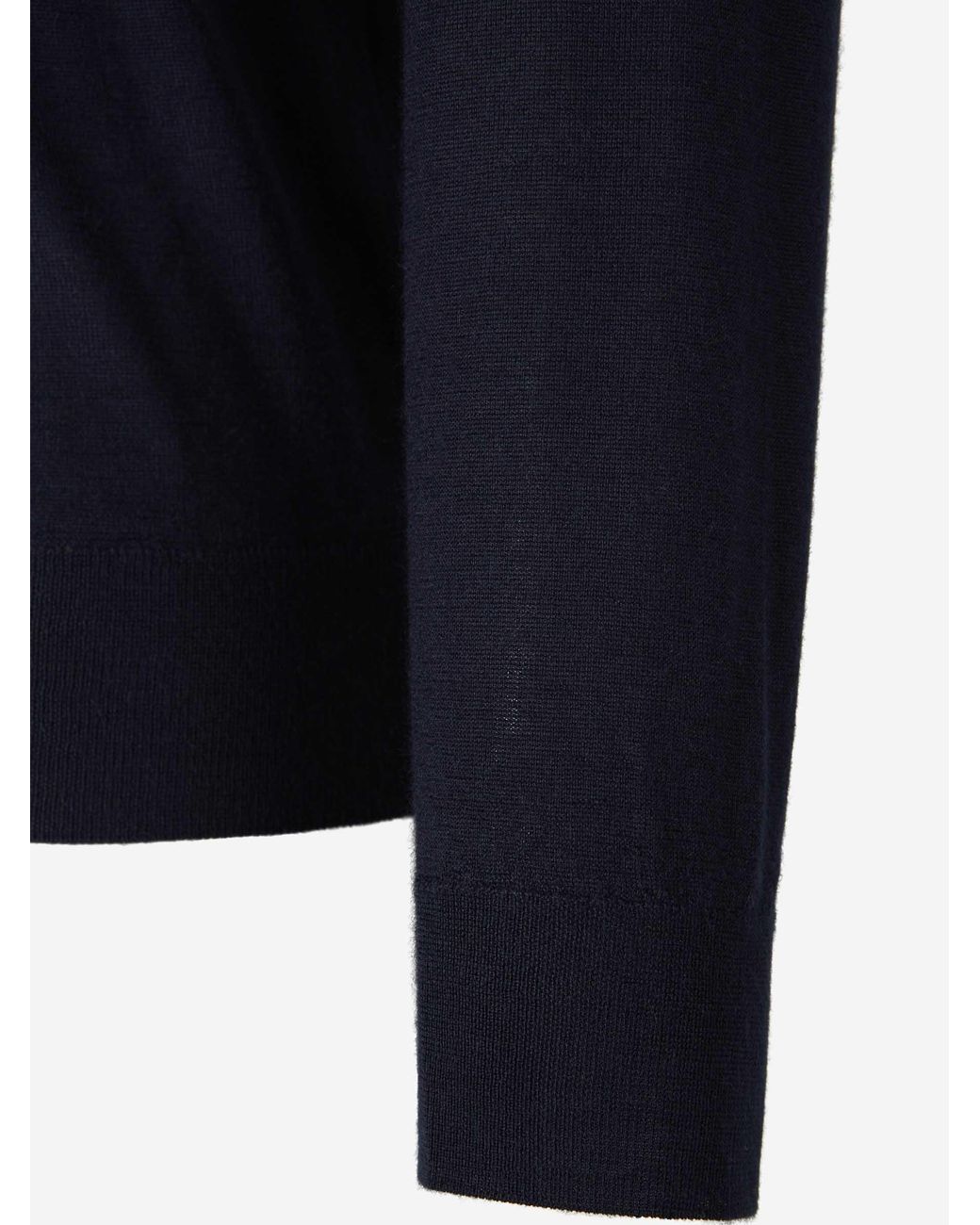Santa Eulalia Blue Cashmere V-Neck Sweater for men