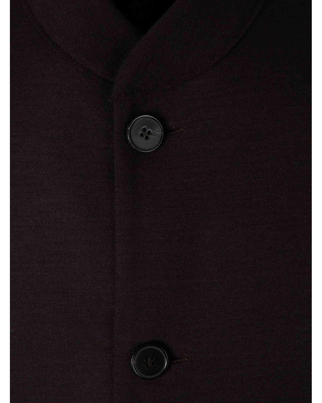 Harris Wharf London Black Blazer Mao Straight for men