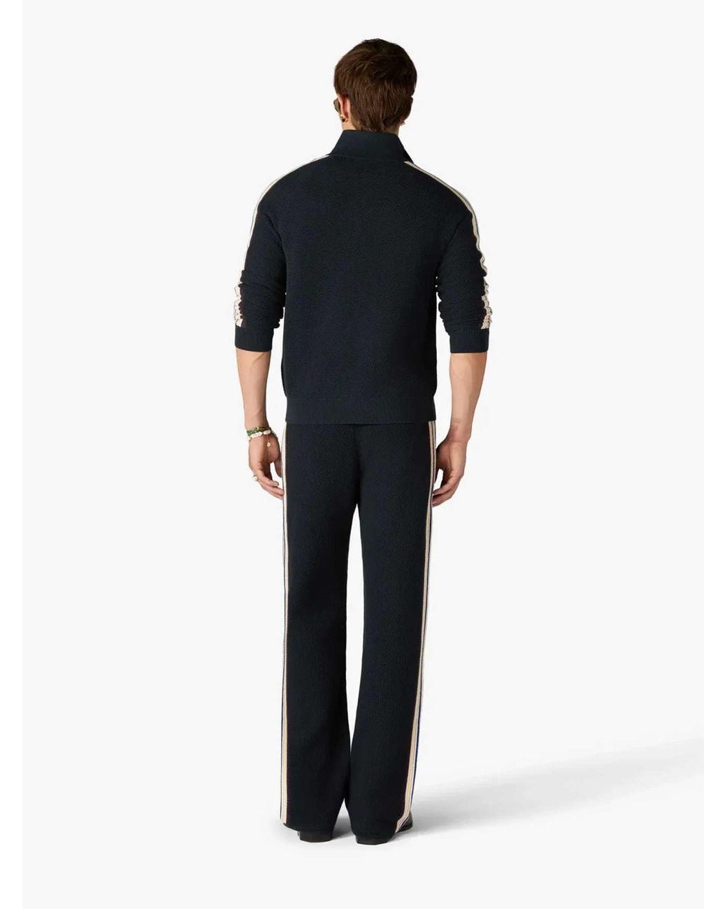 Casablanca Blue Culture Café Knit Jacket for men