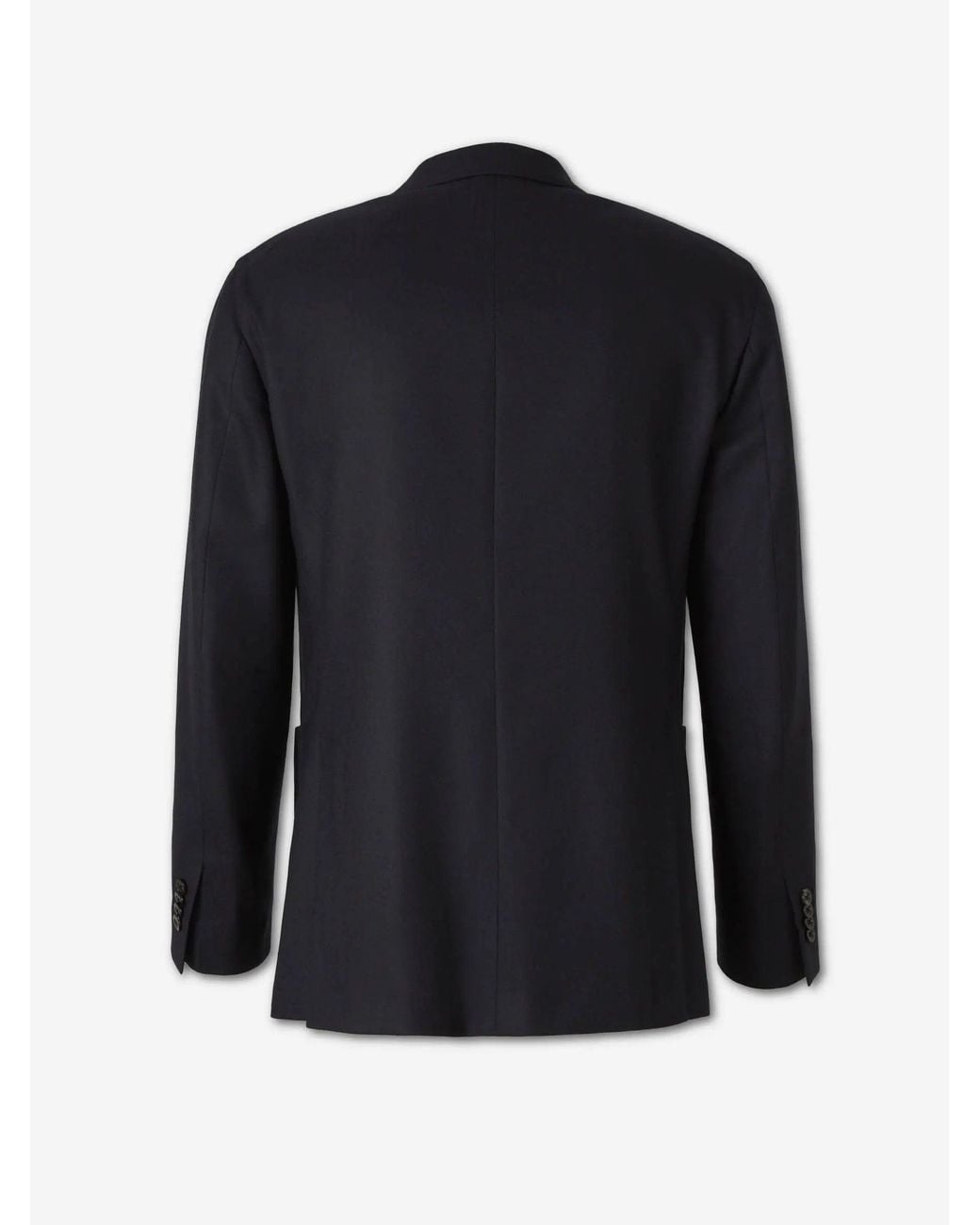 Boglioli Black Blazer Straight Wool for men